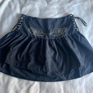 Romwe “grunge” layered skirt